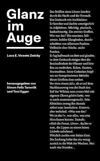 Buchcover Glanz im Auge